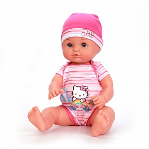 Пупс Hello Kitty, 3 функции, с аксессуарами (Карапуз, POLI-10-B-RUsim)